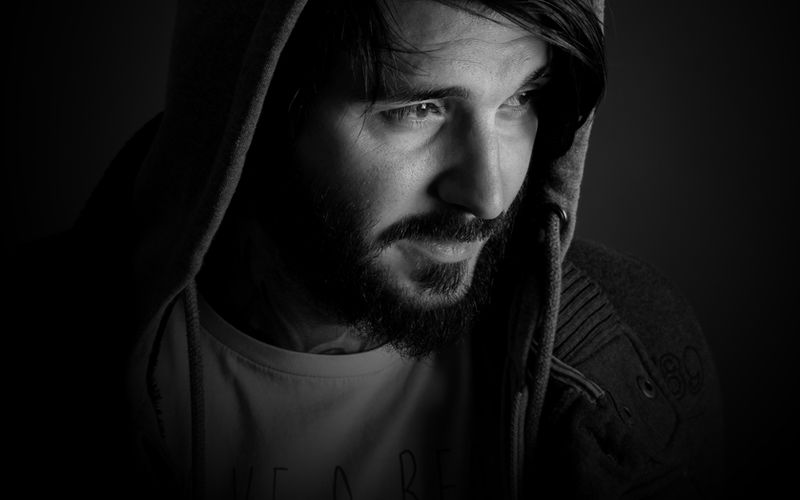 Tattoo artist portrait at Pale Horse Collective